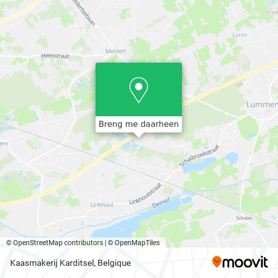 Kaasmakerij Karditsel kaart