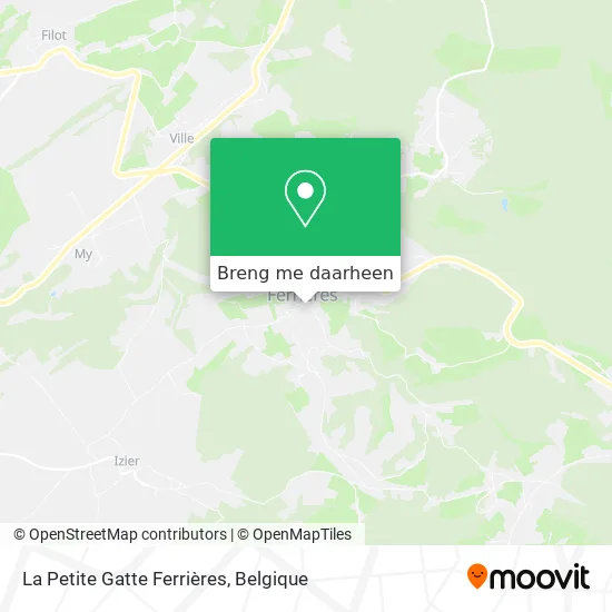 La Petite Gatte Ferrières kaart