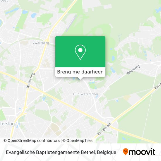 Evangelische Baptistengemeente Bethel kaart