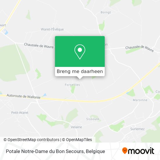 Potale Notre-Dame du Bon Secours kaart