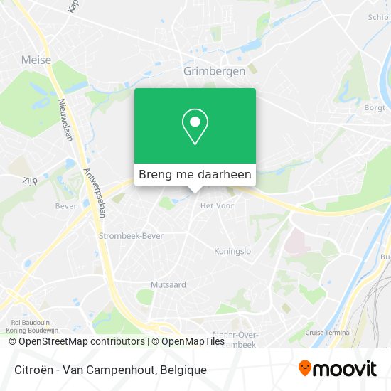 Citroën - Van Campenhout kaart
