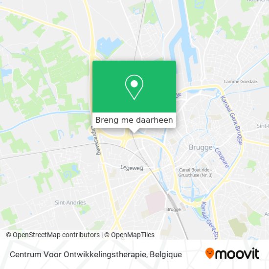 Centrum Voor Ontwikkelingstherapie kaart