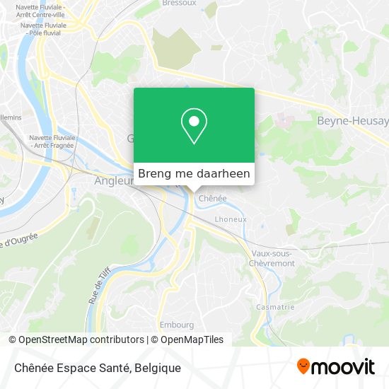Chênée Espace Santé kaart