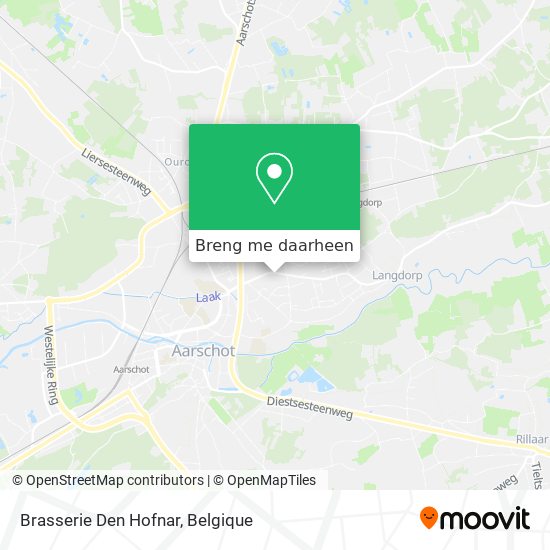 Brasserie Den Hofnar kaart