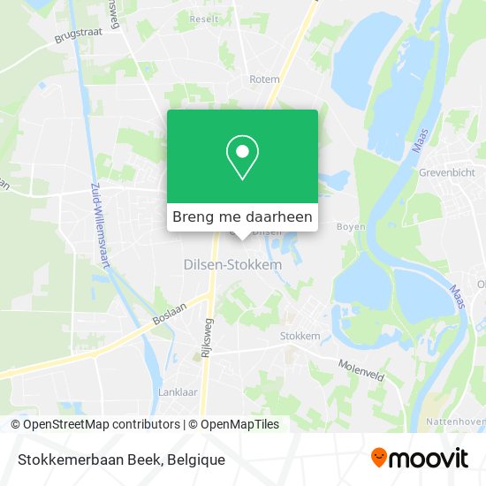 Stokkemerbaan Beek kaart