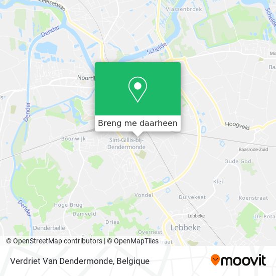 Verdriet Van Dendermonde kaart