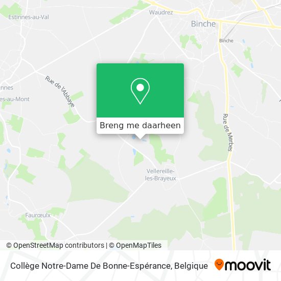 Collège Notre-Dame De Bonne-Espérance kaart