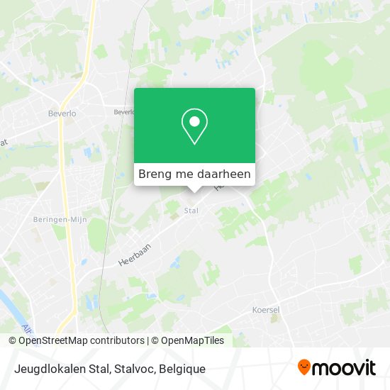 Jeugdlokalen Stal, Stalvoc kaart
