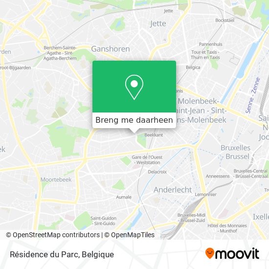 Résidence du Parc kaart