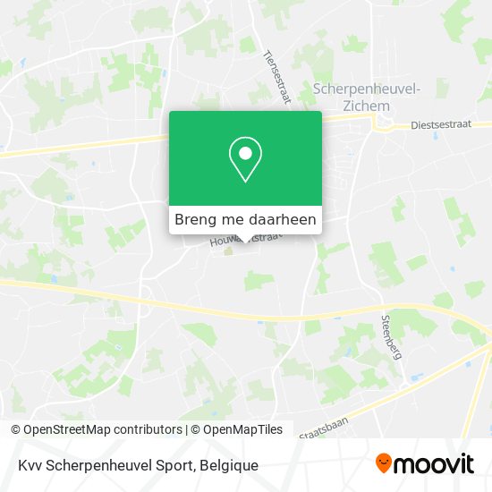 Kvv Scherpenheuvel Sport kaart