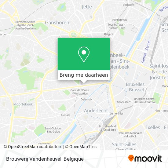 Brouwerij Vandenheuvel kaart