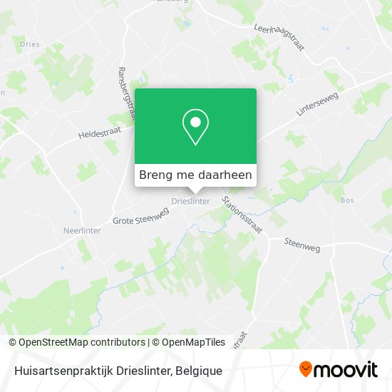Huisartsenpraktijk Drieslinter kaart