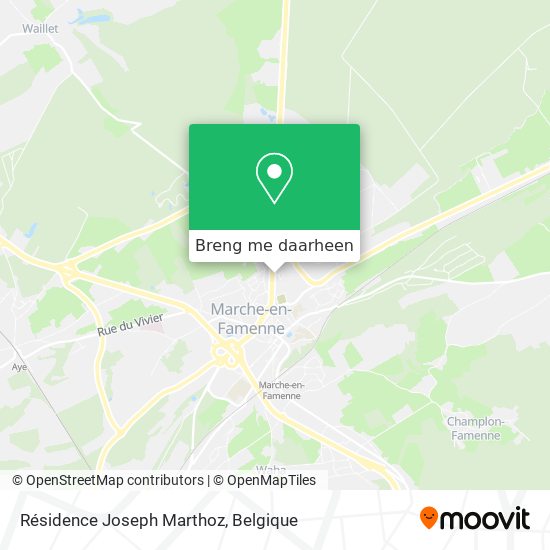 Résidence Joseph Marthoz kaart
