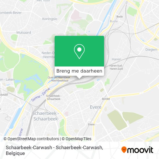 Schaarbeek-Carwash - Schaerbeek-Carwash kaart