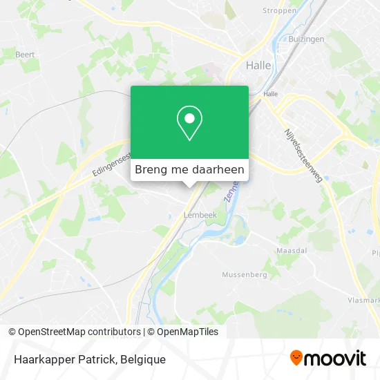 Haarkapper Patrick kaart