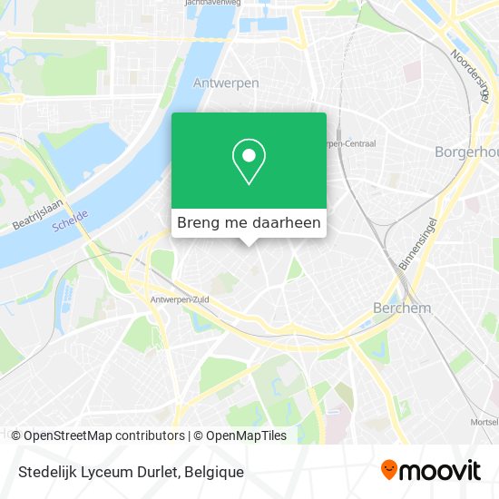 Stedelijk Lyceum Durlet kaart