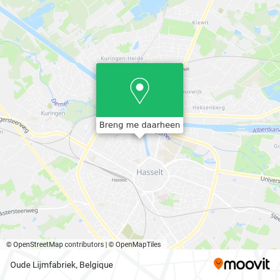 Oude Lijmfabriek kaart