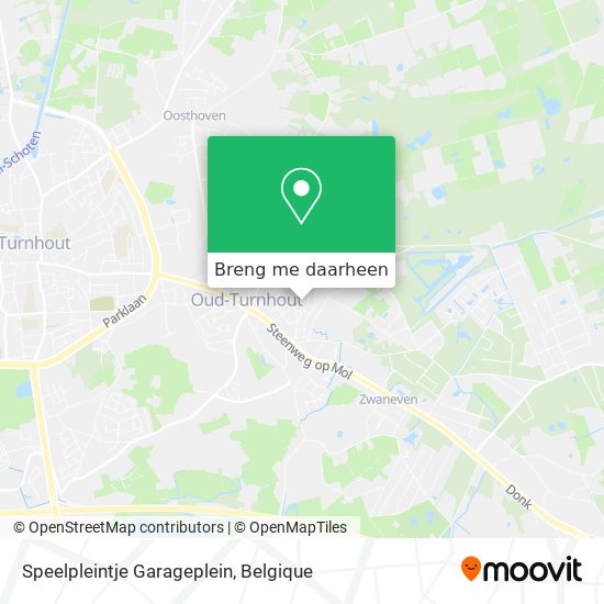 Speelpleintje Garageplein kaart