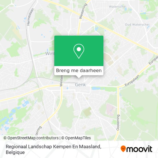 Regionaal Landschap Kempen En Maasland kaart