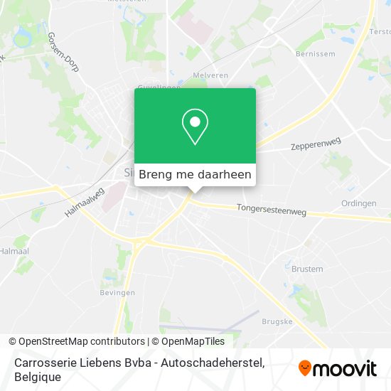 Carrosserie Liebens Bvba - Autoschadeherstel kaart