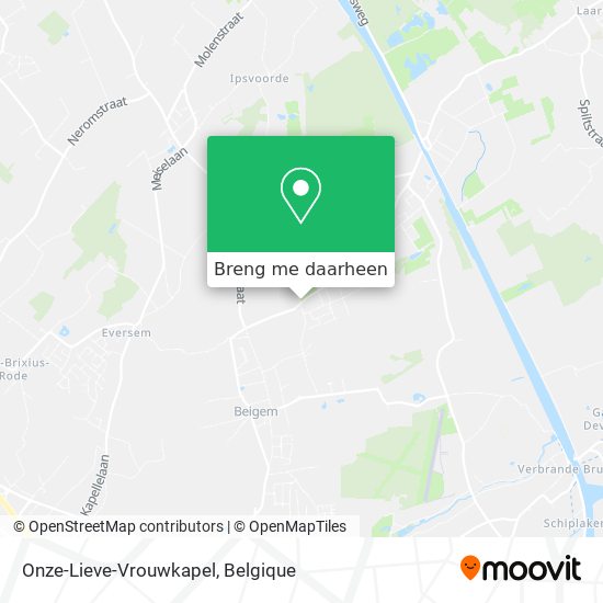 Onze-Lieve-Vrouwkapel kaart
