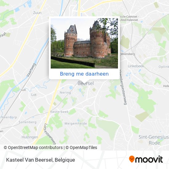 Kasteel Van Beersel kaart