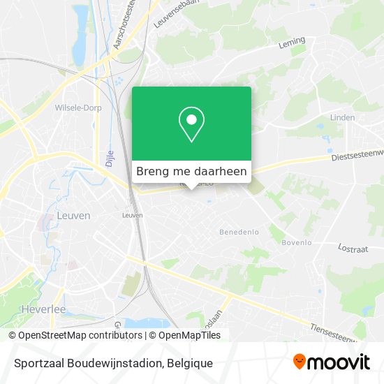 Sportzaal Boudewijnstadion kaart