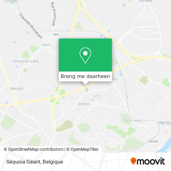 Séquoia Géant kaart