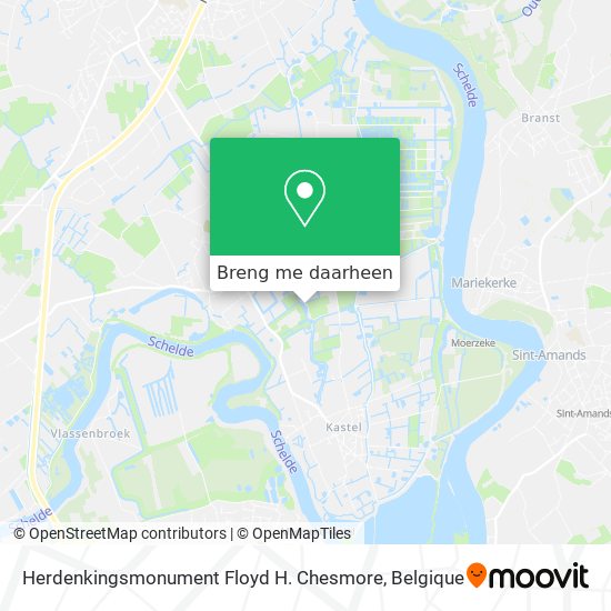 Herdenkingsmonument Floyd H. Chesmore kaart