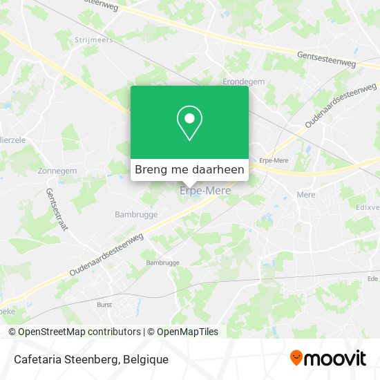 Cafetaria Steenberg kaart