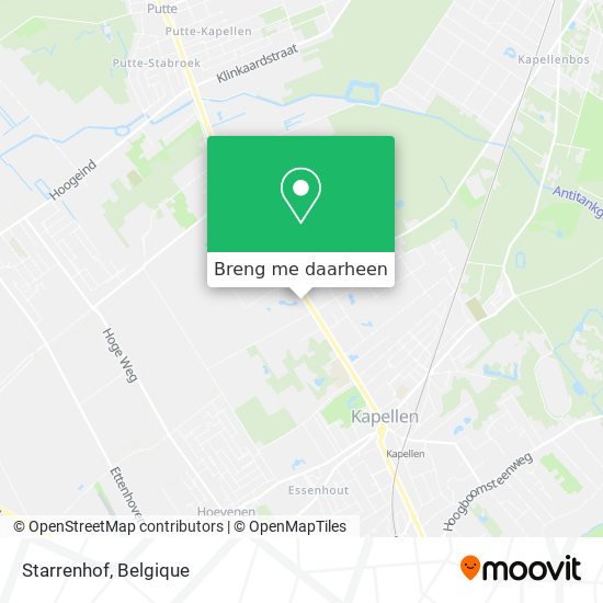 Starrenhof kaart