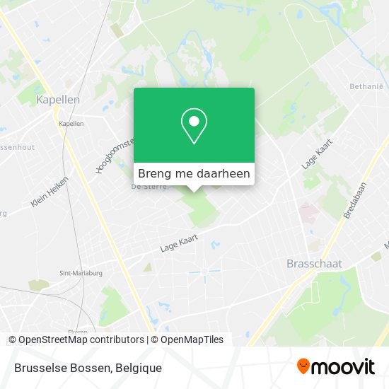 Brusselse Bossen kaart