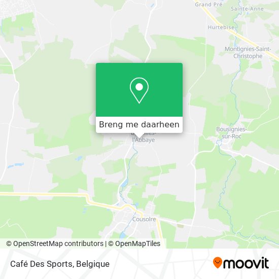 Café Des Sports kaart
