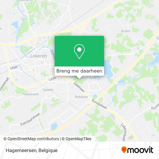 Hagemeersen kaart