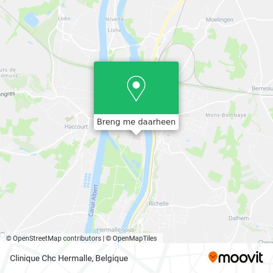 Clinique Chc Hermalle kaart