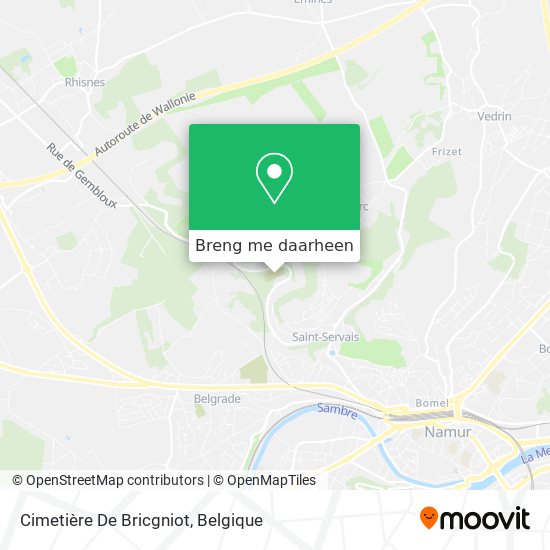 Cimetière De Bricgniot kaart