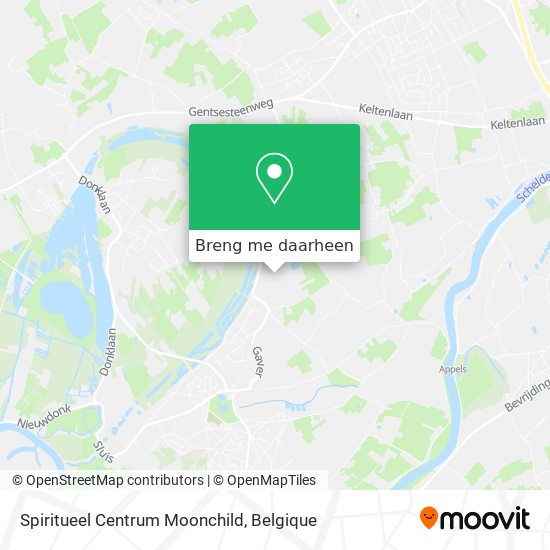 Spiritueel Centrum Moonchild kaart