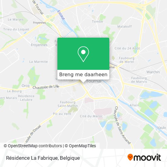 Résidence La Fabrique kaart