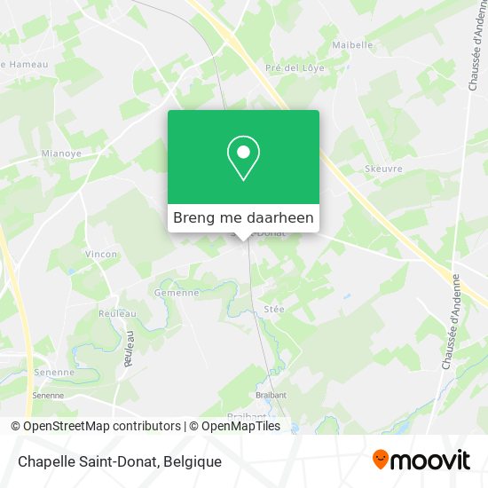 Chapelle Saint-Donat kaart