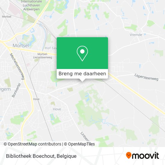 Bibliotheek Boechout kaart