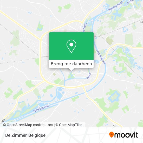 De Zimmer kaart