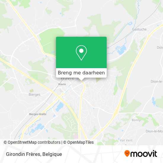 Girondin Frères kaart