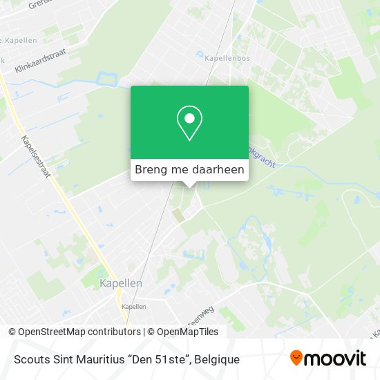 Scouts Sint Mauritius “Den 51ste” kaart
