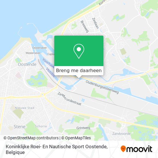 Koninklijke Roei- En Nautische Sport Oostende kaart