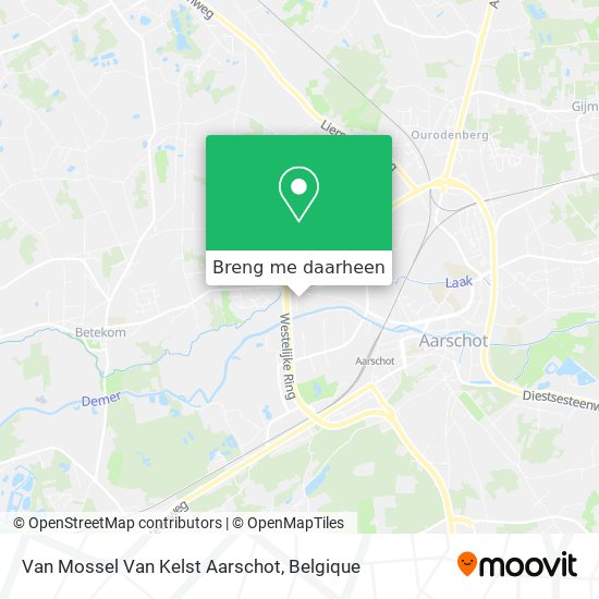 Van Mossel Van Kelst Aarschot kaart