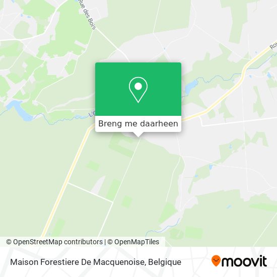Maison Forestiere De Macquenoise kaart