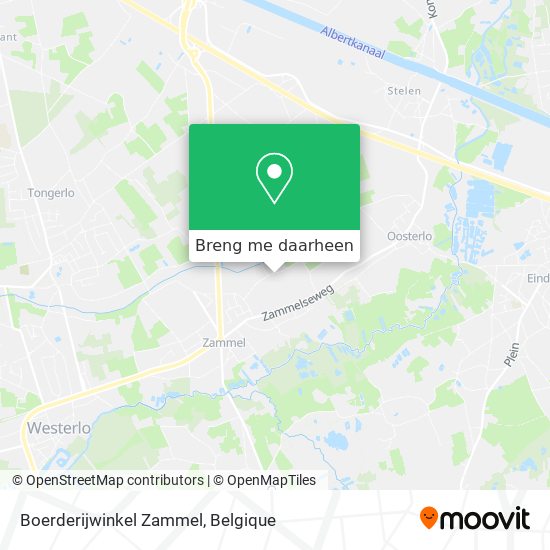 Boerderijwinkel Zammel kaart