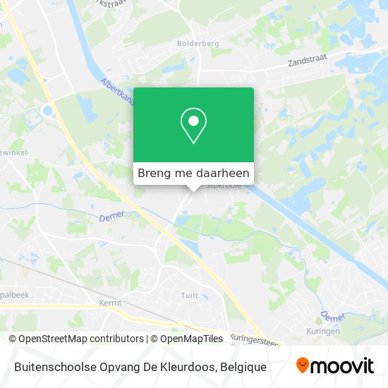 Buitenschoolse Opvang De Kleurdoos kaart