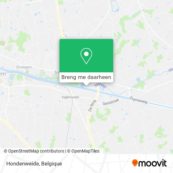 Hondenweide kaart