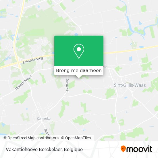 Vakantiehoeve Berckelaer kaart
